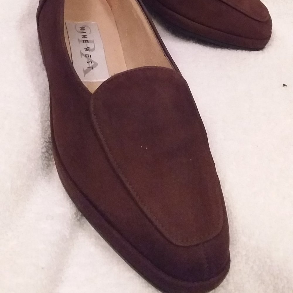 Nine West Burgundy Spa Loafers